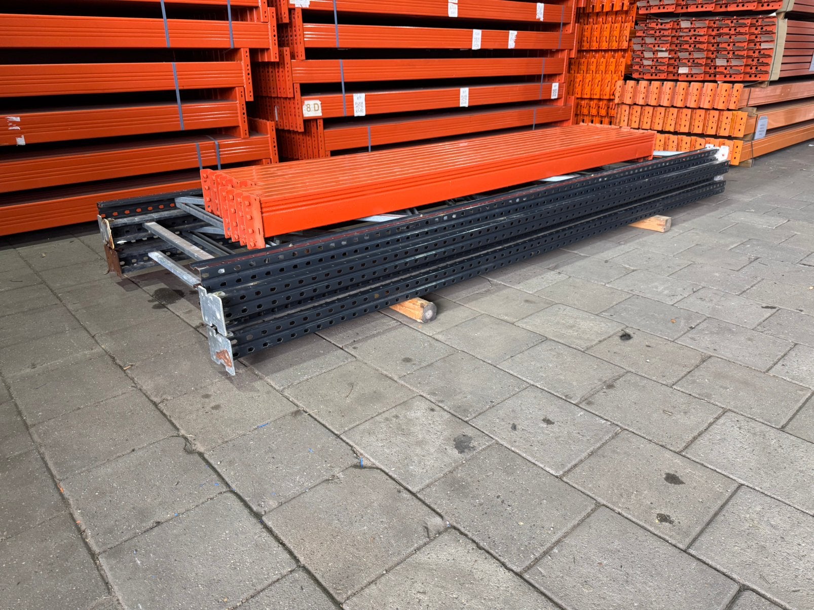 8,5m AR palletstelling magazijnstelling 350x270x110cm, Ophalen, Gebruikt