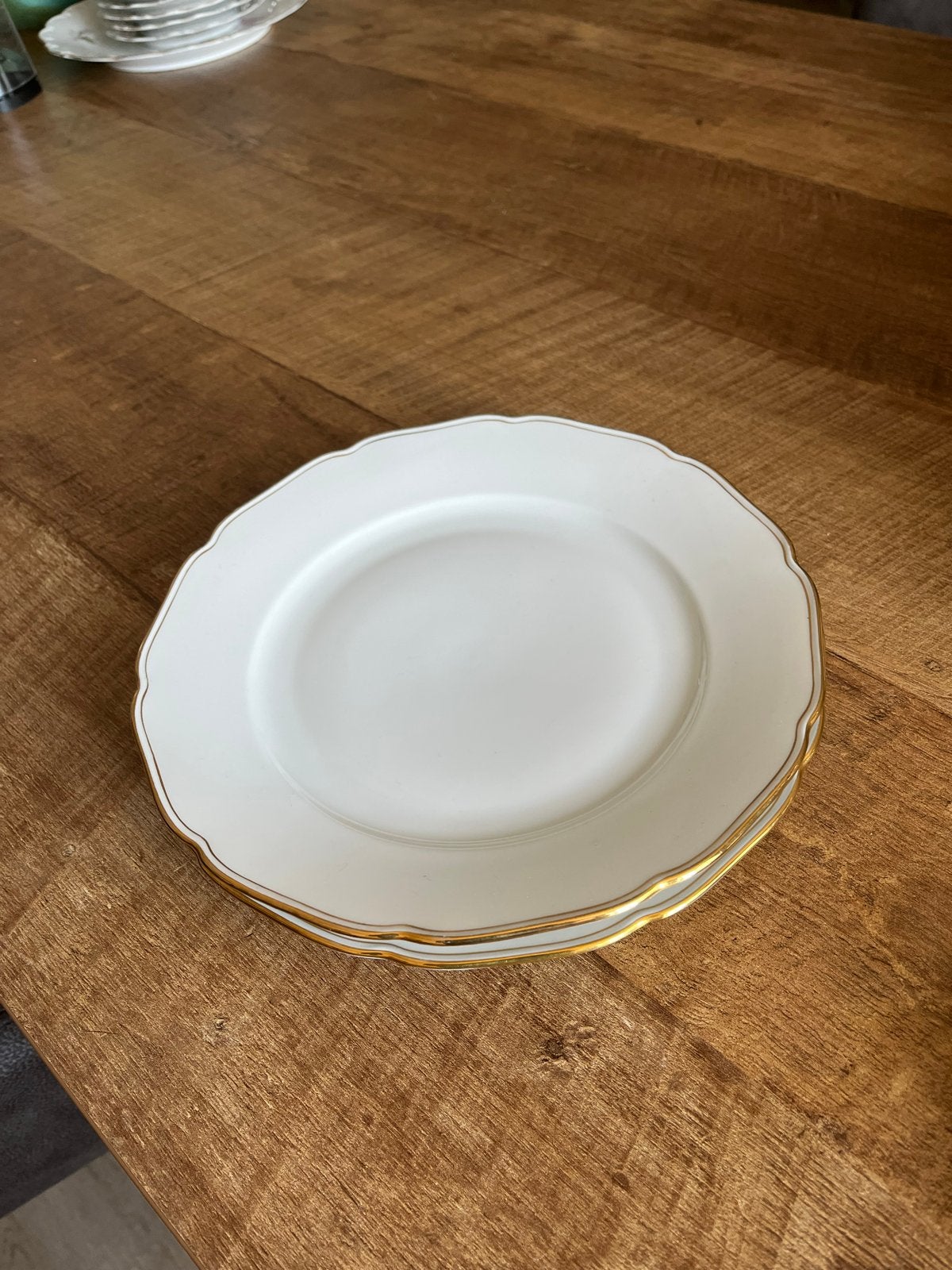 Compleet servies met gouden rand - Vintage, Ophalen, Gebruikt, Overige merken, Vintage