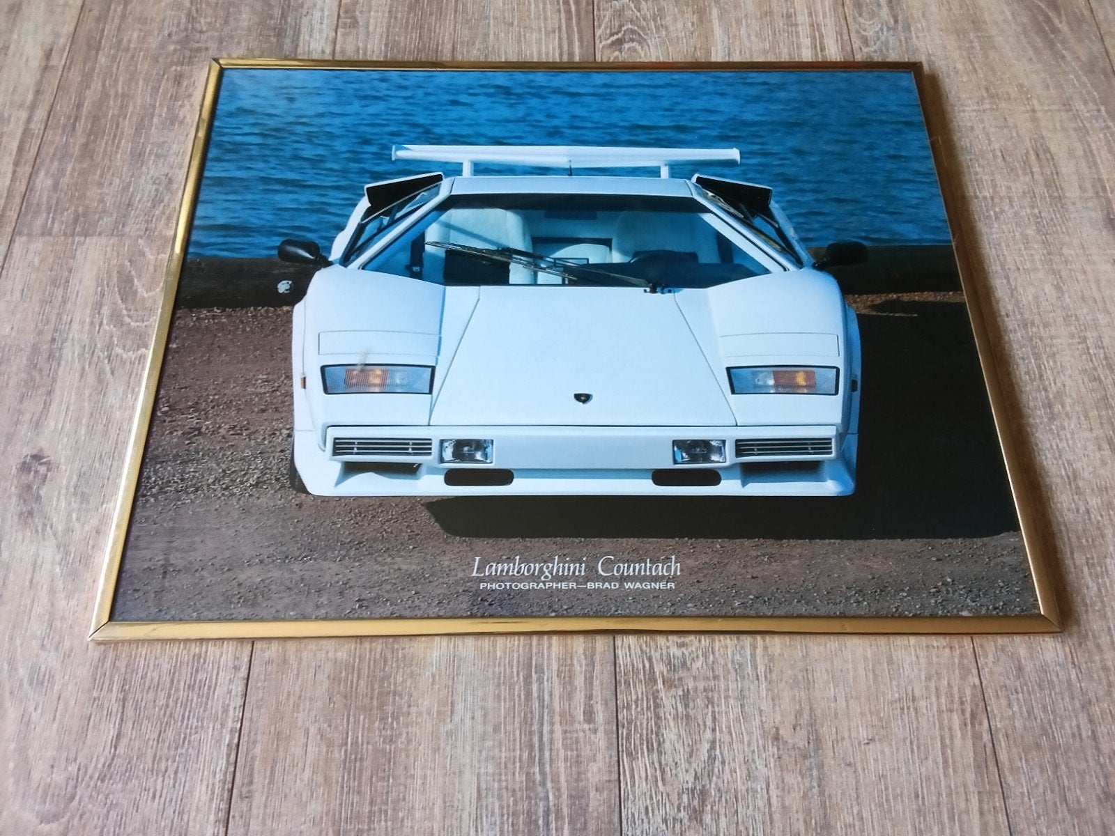 foto Lamborghini Countach fotograaf Brad Wagner, Ophalen of Verzenden, Overige onderwerpen