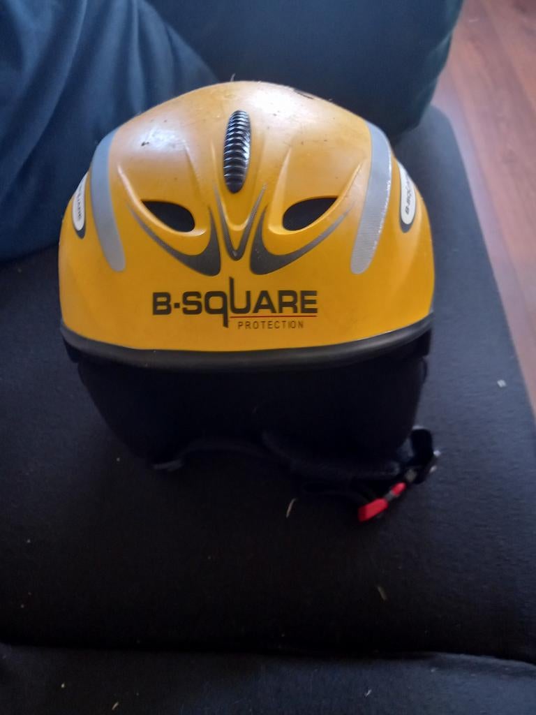 B-Square Skihelm - Geel, Overige merken, Gebruikt, Overige typen, Ophalen of Verzenden