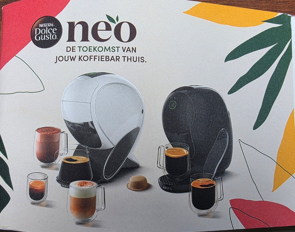 NESCAFË DOLZE GUSTOS BIJNA GRATIS, Witgoed en Apparatuur, 10 kopjes of meer, Ophalen, Zo goed als nieuw, Espresso apparaat