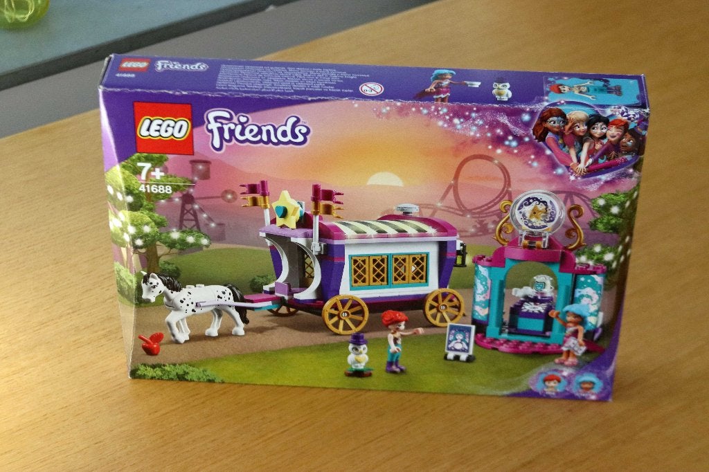 LEGO Friends Magische caravan 41688 originele doos, Inclusief instructies, Lego, Friends, Ophalen of Verzenden