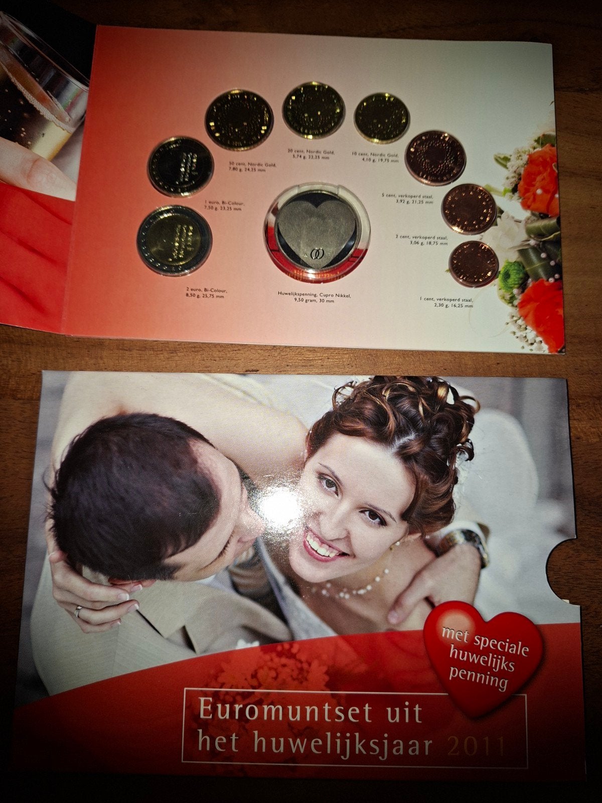 Euromuntset uit het huwelijksjaar 2011 - Speciale penning, Overige landen, Overige waardes, Geboorte of Huwelijk, Verzenden