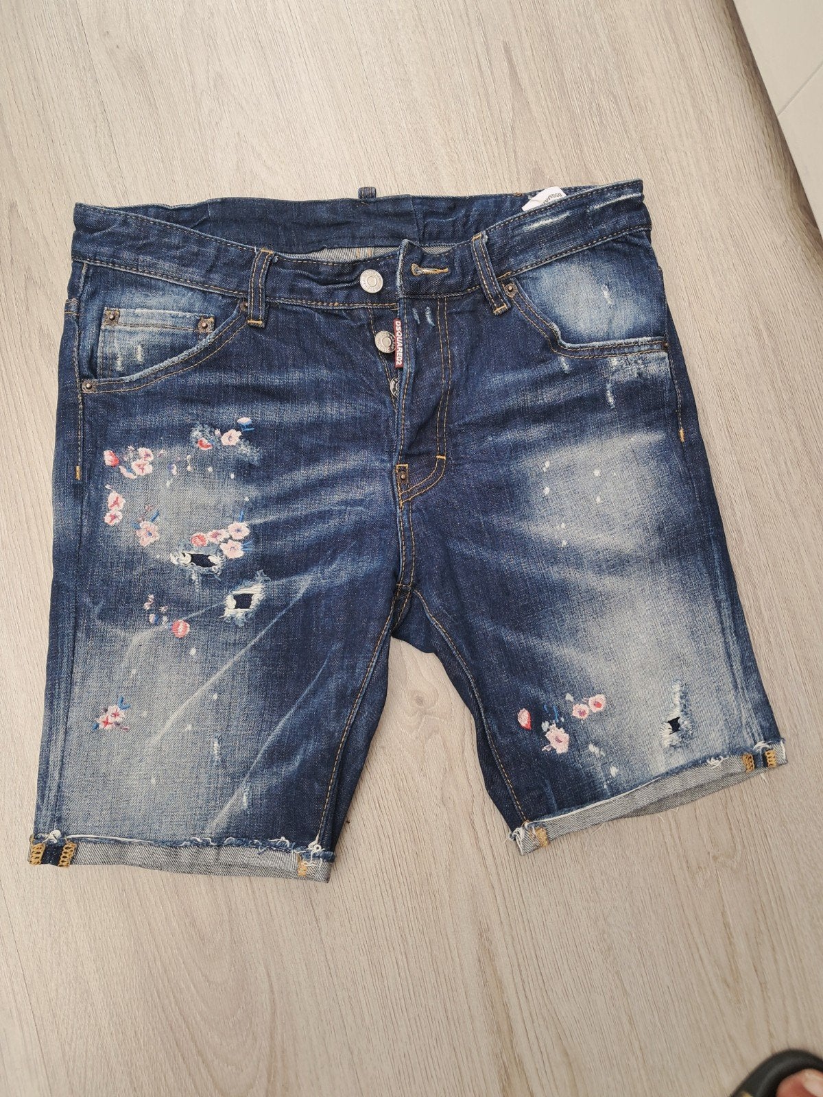 Korte spijkerbroek Dsquared2, Kleding | Heren, Dsquared2, Blauw, W32 (confectie 46) of kleiner, Ophalen of Verzenden