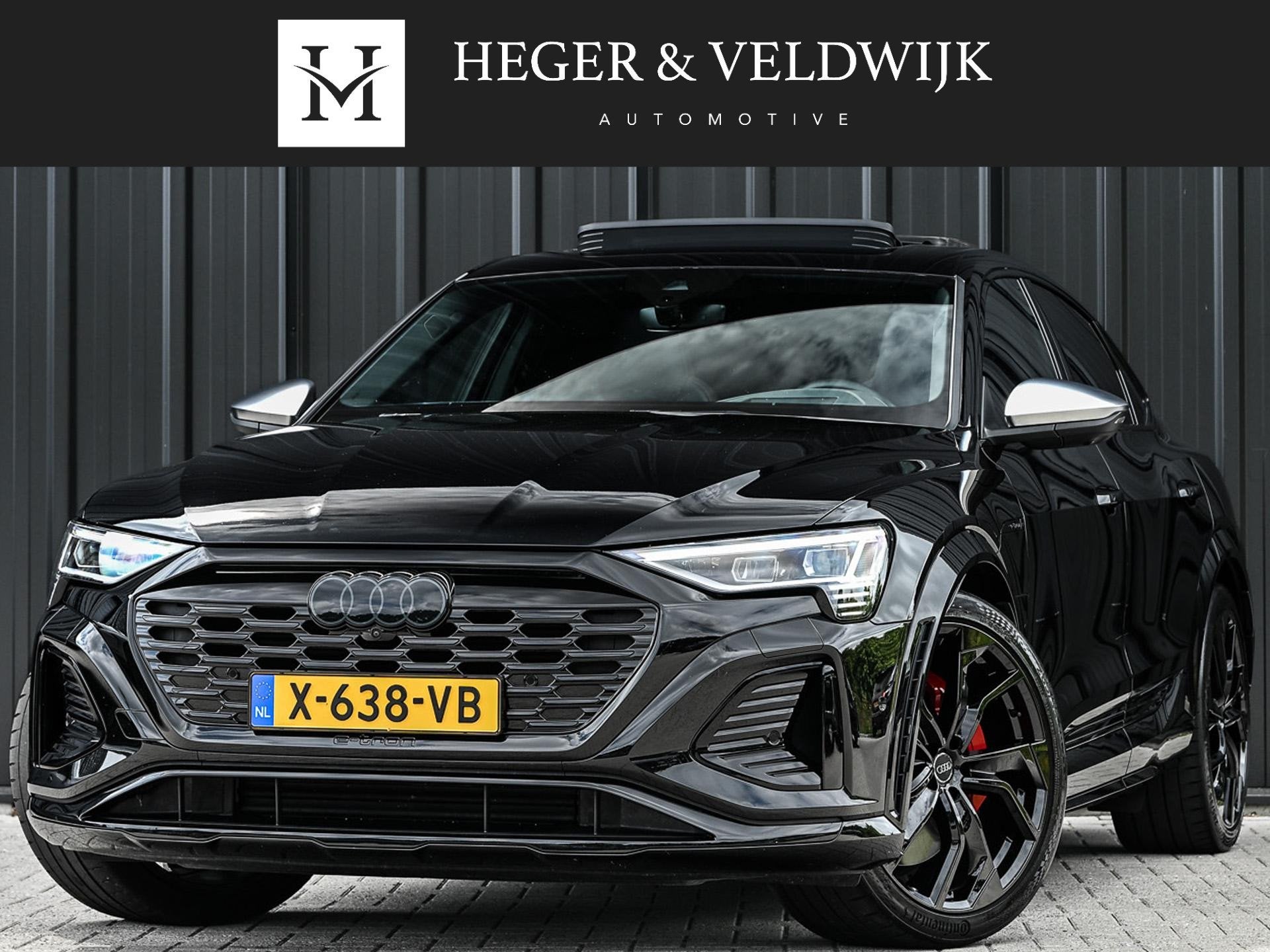 Audi Q8 Sportback e-tron S quattro SQ8 115 kWh /503PK | NL-A, Auto's, Automaat, 2625 kg, Zwart, 137 €/maand