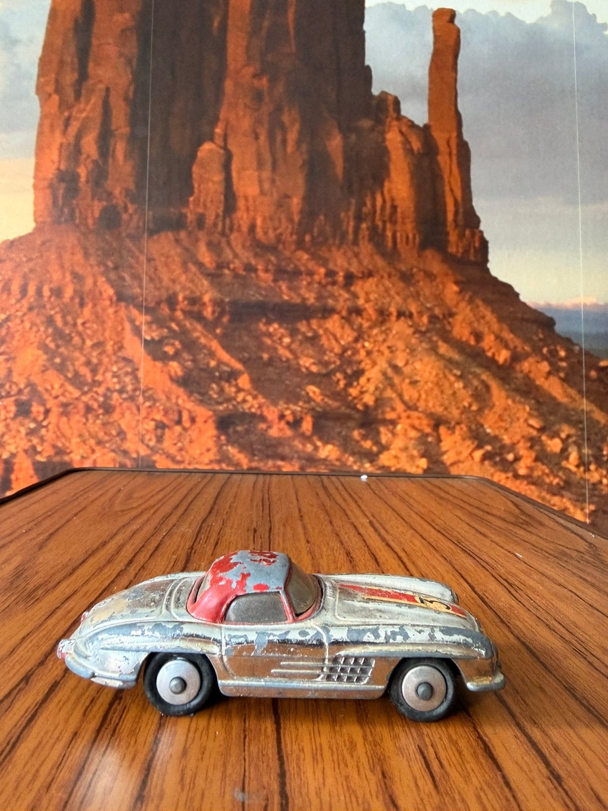 Mercedes Benz 300 SL Hardtop roadster (Corci Toys), Ophalen of Verzenden, Gebruikt, Auto