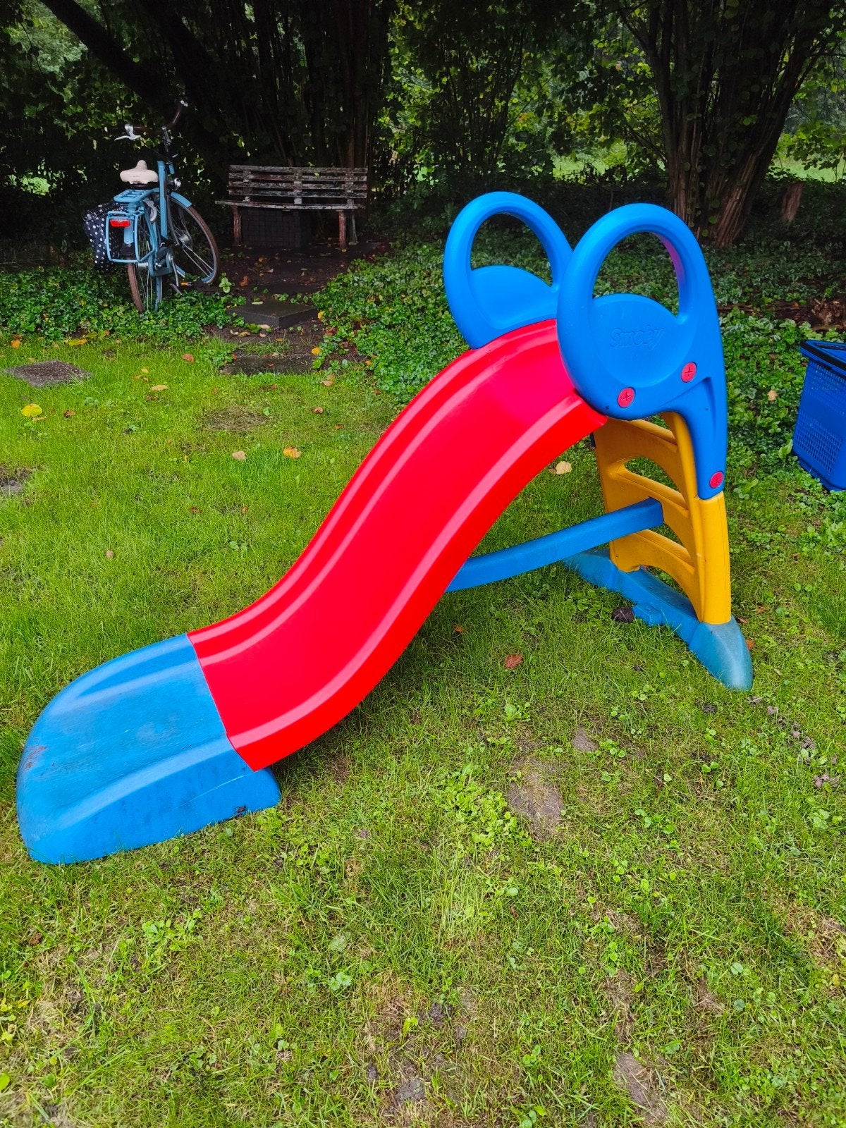 Glijbaan Smoby, met tuinslangaansluiting, Kinderen en Baby's, Ophalen, Gebruikt, Glijbaan