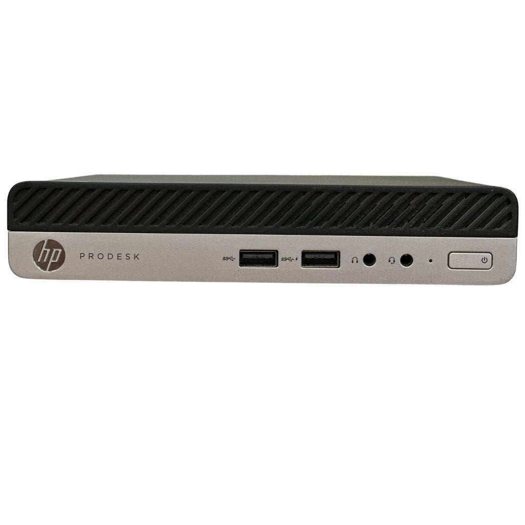 HP ProDesk 400 G5 Mini PC i3 9100T – 8GB – 128GB NVME – W11, 128GB, Gebruikt, 8 GB, Intel Core i3 9100t