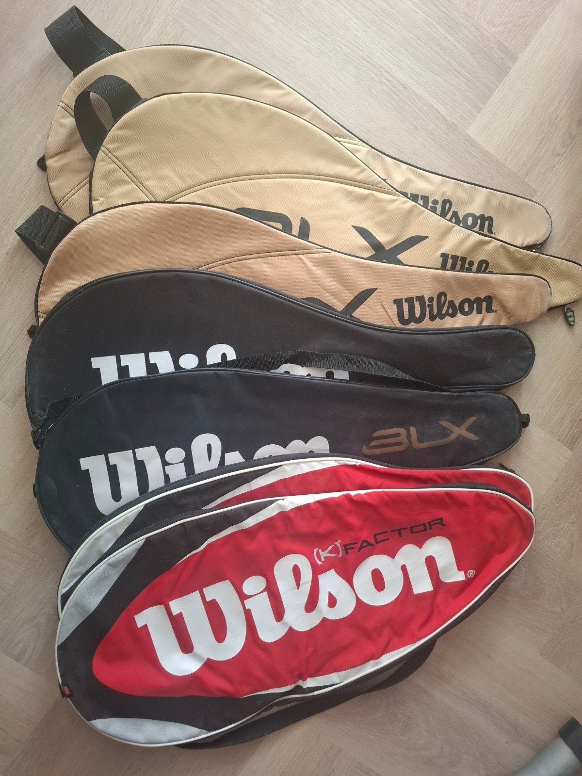 Te koop tennisracket hoezen Wilson, Ophalen of Verzenden, Gebruikt, Tas, Wilson