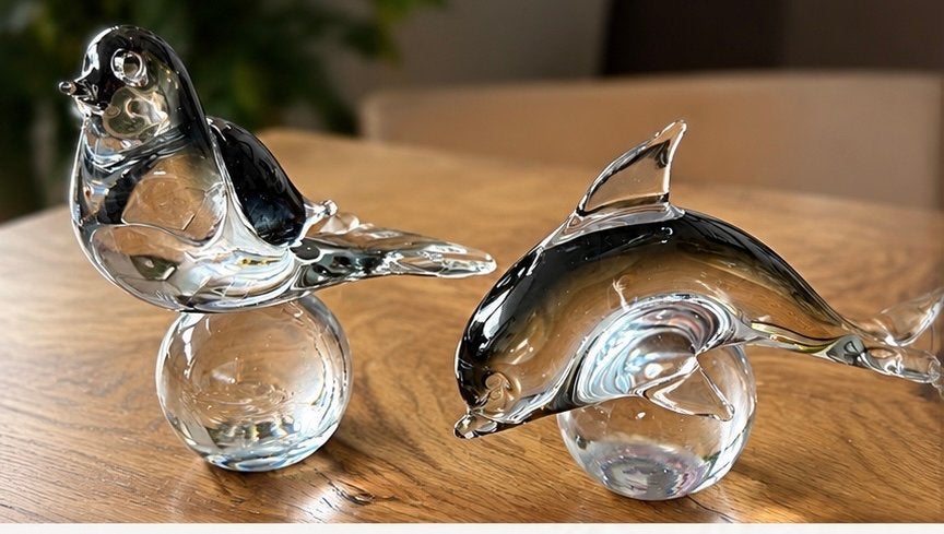 Prachtige set Murano glas sculpturen van Franco Bottaro, Antiek en Kunst, Ophalen of Verzenden