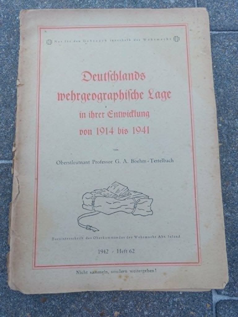 Duitse WO2 Tornisterschrift Heft 61 (1942) OKW Wehrmacht (2), Ophalen of Verzenden, Landmacht, Duitsland, Boek of Tijdschrift