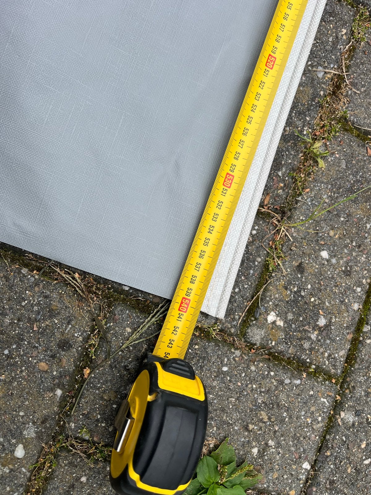 Tochtstrook voor onder caravan - 5.40 meter, Ophalen, Gebruikt