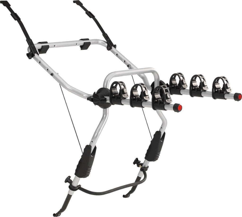 Thule ClipOn 910401 fietsendrager voor 3 fietsen - OP=OP!, Achterklepdrager, 3 fietsen of meer, Ophalen of Verzenden, Brede banden