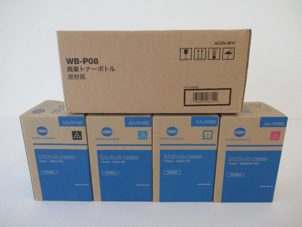 Diverse originele Konica Minolta Bizhub toners en toebehoren, Computers en Software, Printerbenodigdheden, Nieuw, Toner, Ophalen