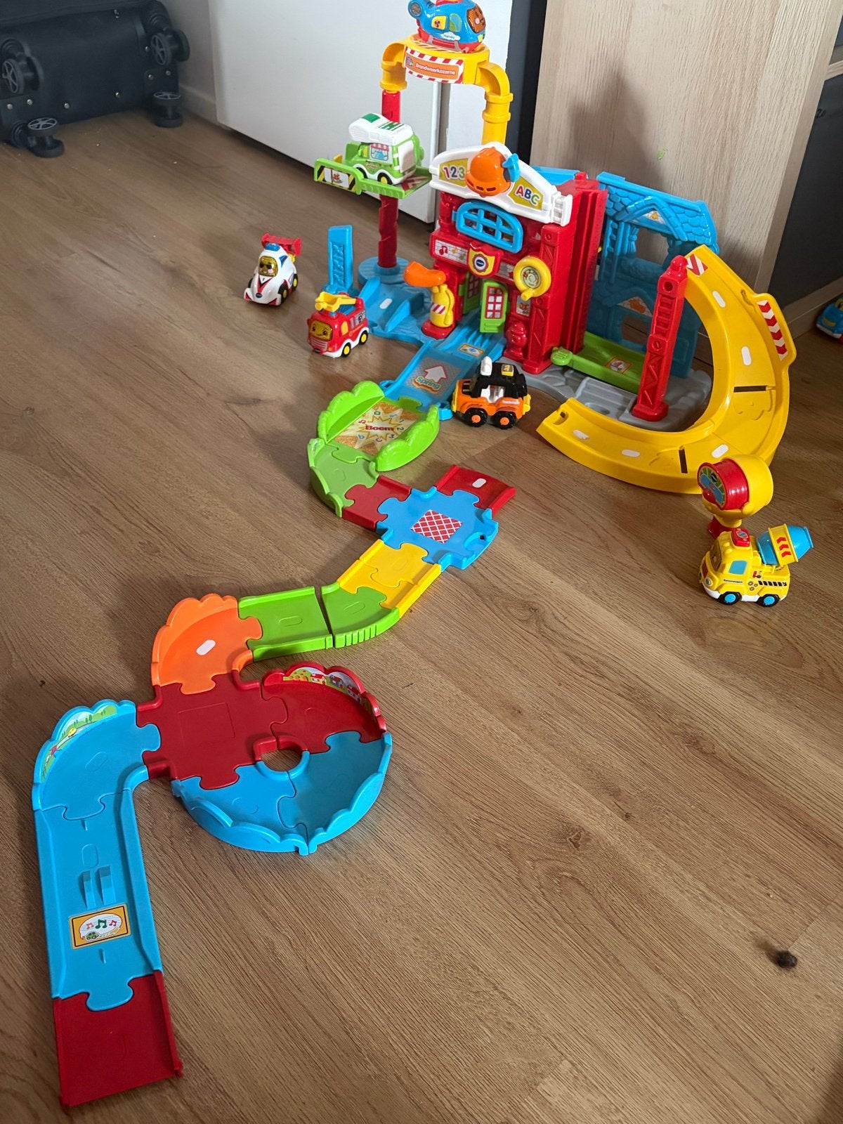 Vtech toet toet brandweerkazerne, Ophalen of Verzenden, Gebruikt