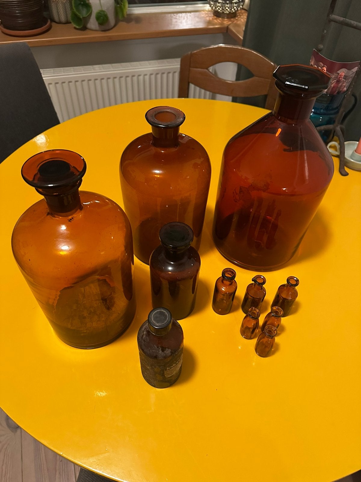 Antiek apothekersflessen, Antiek en Kunst, Ophalen of Verzenden