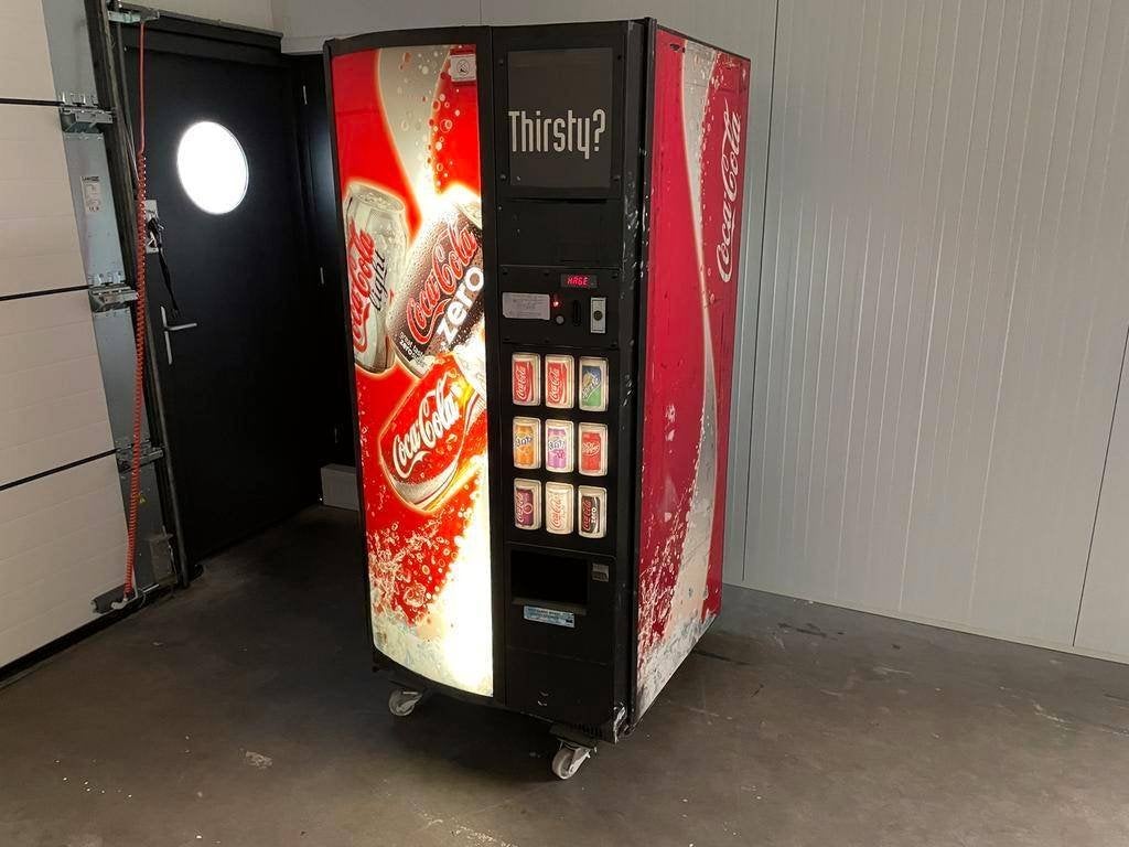 Coca Cola Koelkast Automaat Blikjes Horeca 9 Vending machine, Ophalen, 200 liter of meer, 60 cm of meer, 160 cm of meer