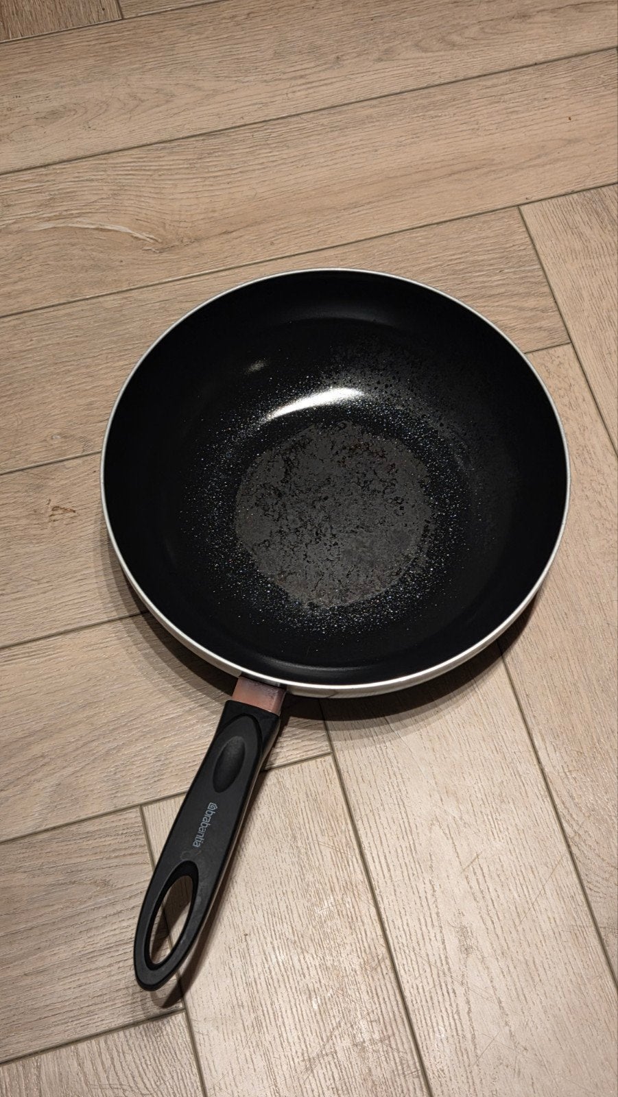 Gebruikte Brabantia Wokpan 28 cm - Inductie Geschikt, Ophalen, Gebruikt, Aluminium, Geschikt voor inductie