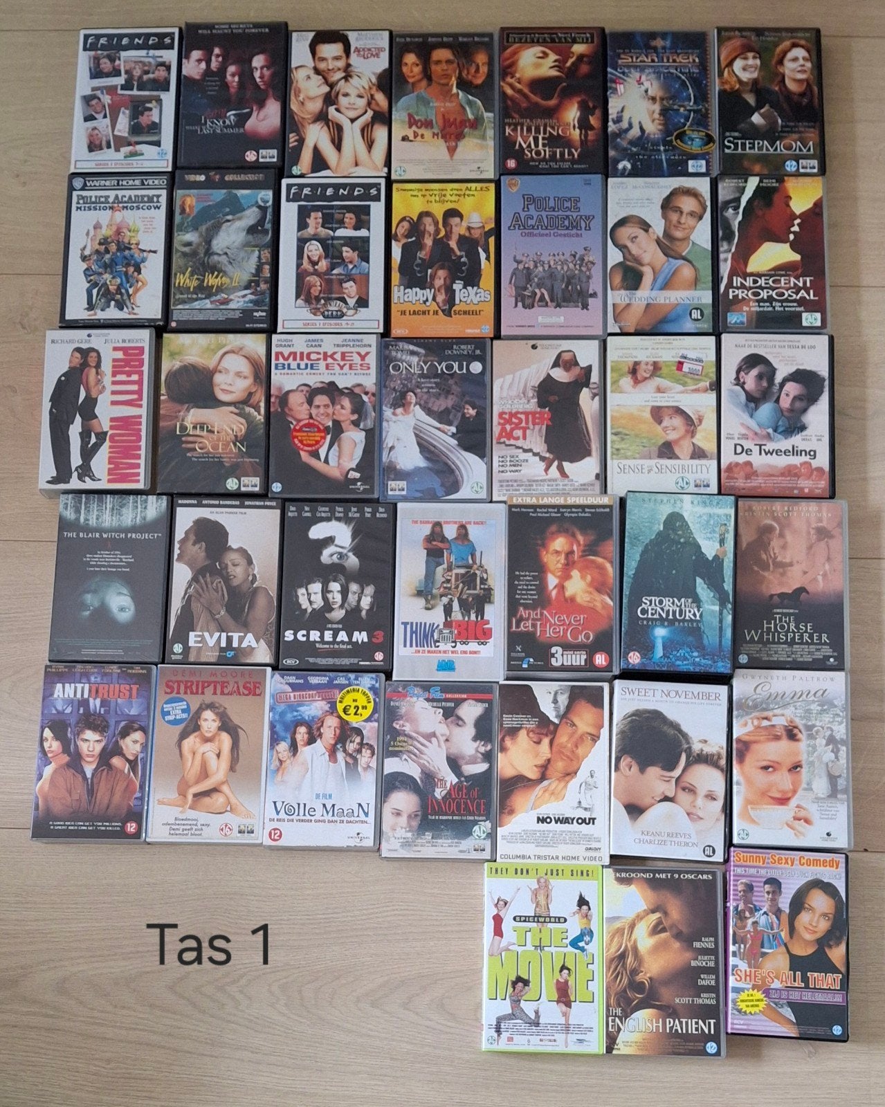 160 VHS videobanden, Cd's en Dvd's, Gebruikt, Alle leeftijden, VHS, Ophalen