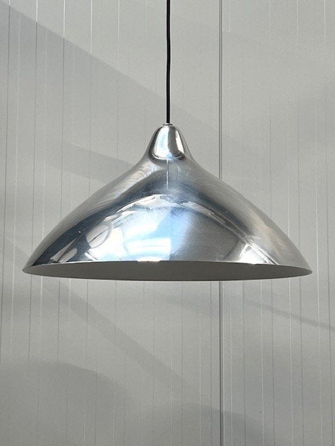 Lisa Johansson Pape hanglamp vintage design lamp chroom, Ophalen, Gebruikt, ., Vintage