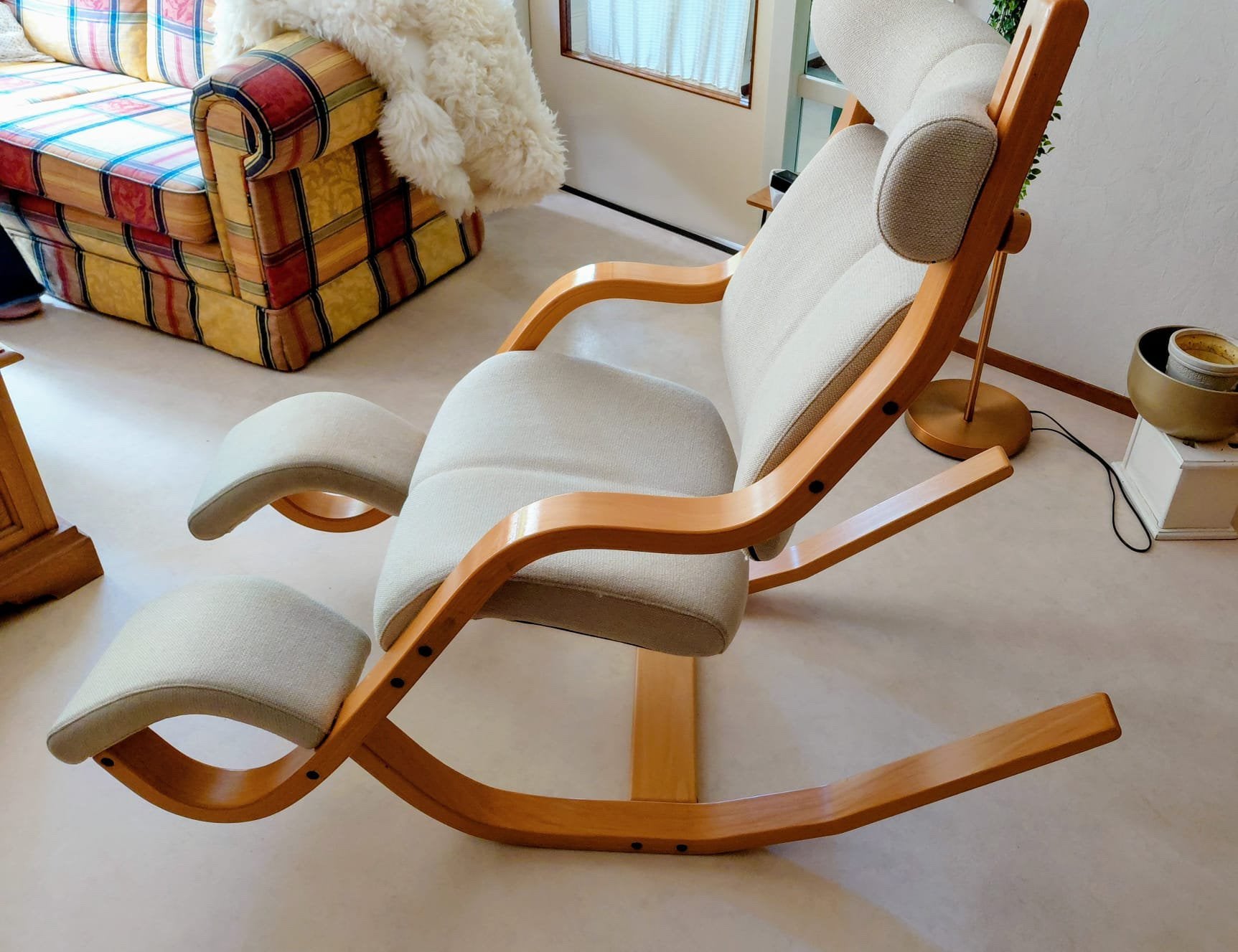 Varier Gravity Balans Stokke relax-stoel, Wit, Ophalen of Verzenden, Zo goed als nieuw, Eén