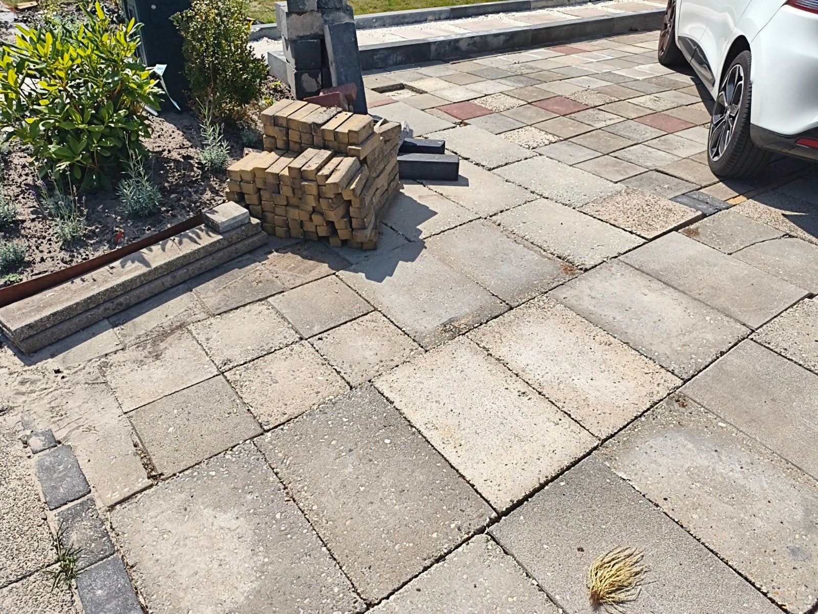 gratis, Grindtegels voor terras of oprit, Tuin en Terras, Tegels en Klinkers, Ophalen, Gebruikt, 10 m² of meer, Grind