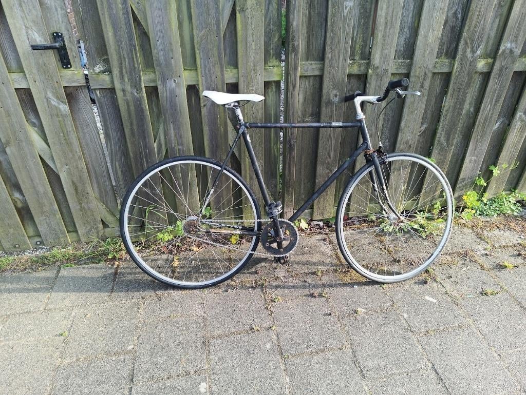 Fixed gear fixie 58cm, Fietsen en Brommers, Gebruikt, Velgrem, 57 tot 61 cm, Ophalen