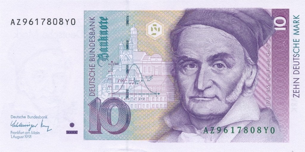 10 Mark biljet 1991, Postzegels en Munten, Bankbiljetten | Europa | Niet-Eurobiljetten, Verzenden, Duitsland, Los biljet