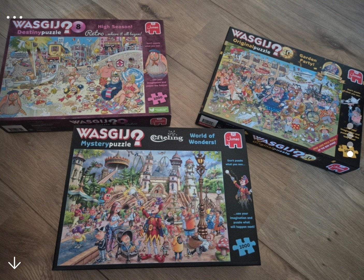Wasgij Puzzels - Diverse Edities (3 stuks), Ophalen of Verzenden, 500 t/m 1500 stukjes, Gebruikt, Legpuzzel