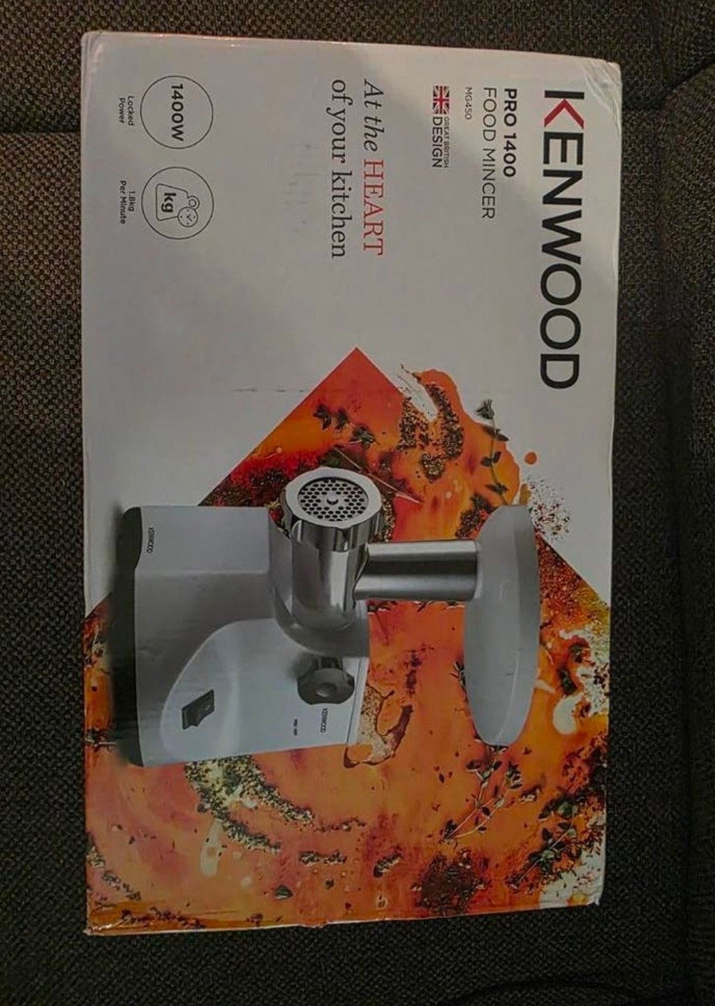 NIEUW: Kenwood 1400W MG450 Gehaktmolen - Ongeopend!, Ophalen, Nieuw