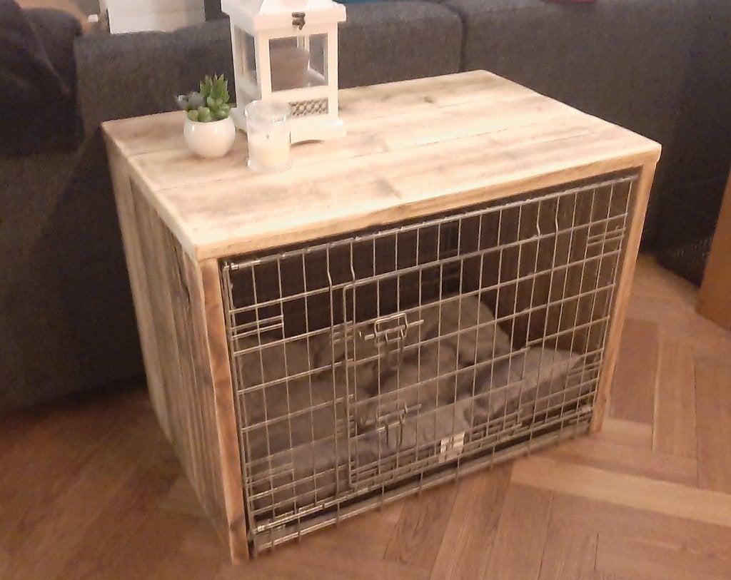 Bench ombouw hondenhok kast Alle Maten massief hout, Dieren en Toebehoren, Ophalen, Nieuw