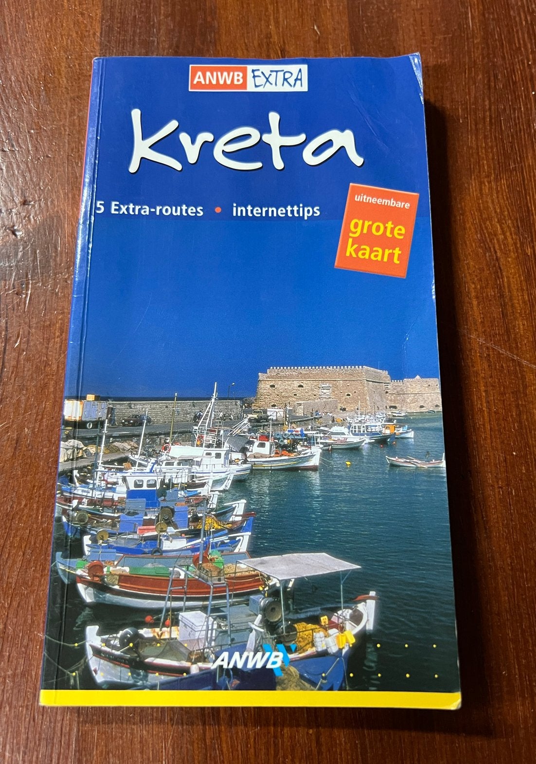 ANWB Extra Kreta Reisgids met Grote Kaart, Boeken, Reisgidsen, Ophalen of Verzenden, Europa, Reisgids of -boek, ANWB