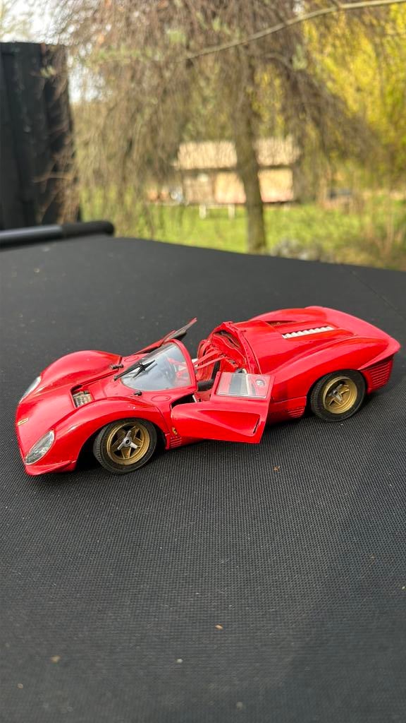 Ferrari 330 P4 1:18 Jouef Evolution, Ophalen of Verzenden, Zo goed als nieuw, Overige merken