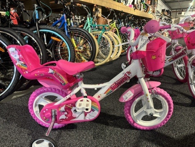 Dino Bikes Unicorn Kinderfietsen 10 tot 16 inch, Ophalen of Verzenden, Nieuw, Velgrem, Minder dan 16 inch