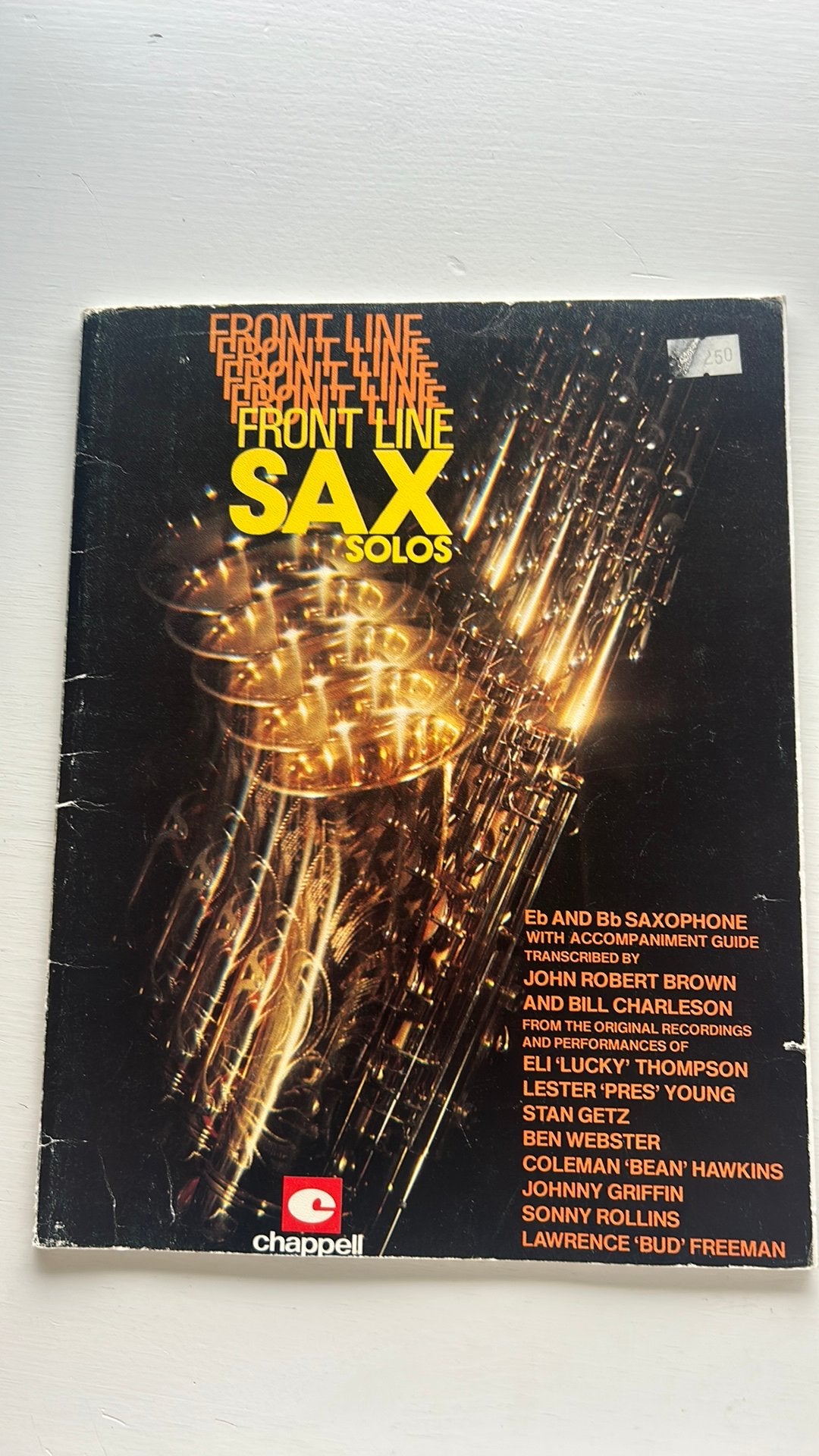 Front Line Sax Solos, Muziek en Instrumenten, Ophalen of Verzenden, Zo goed als nieuw, Artiest of Componist