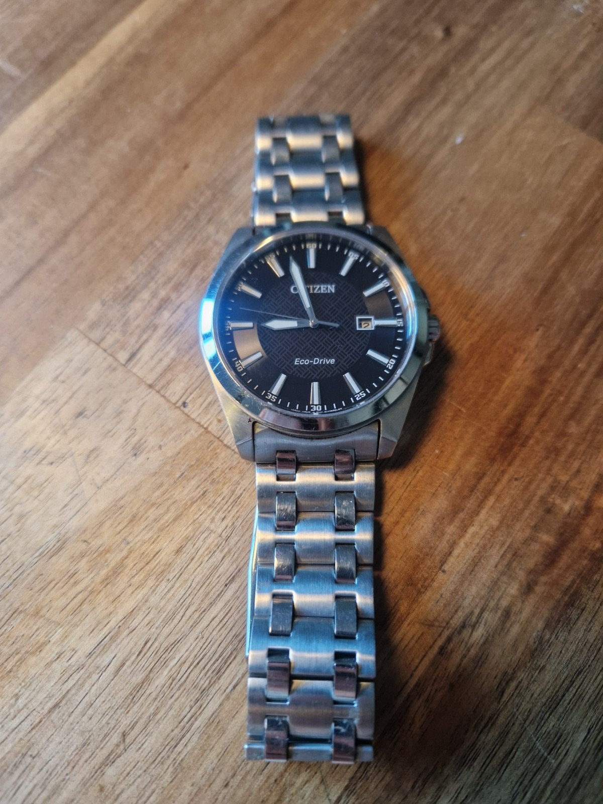 Citizen W235-BM7108 Eco-Drive Polshorloge - Zo goed als nieu, Staal, Staal, Ophalen of Verzenden, Zo goed als nieuw