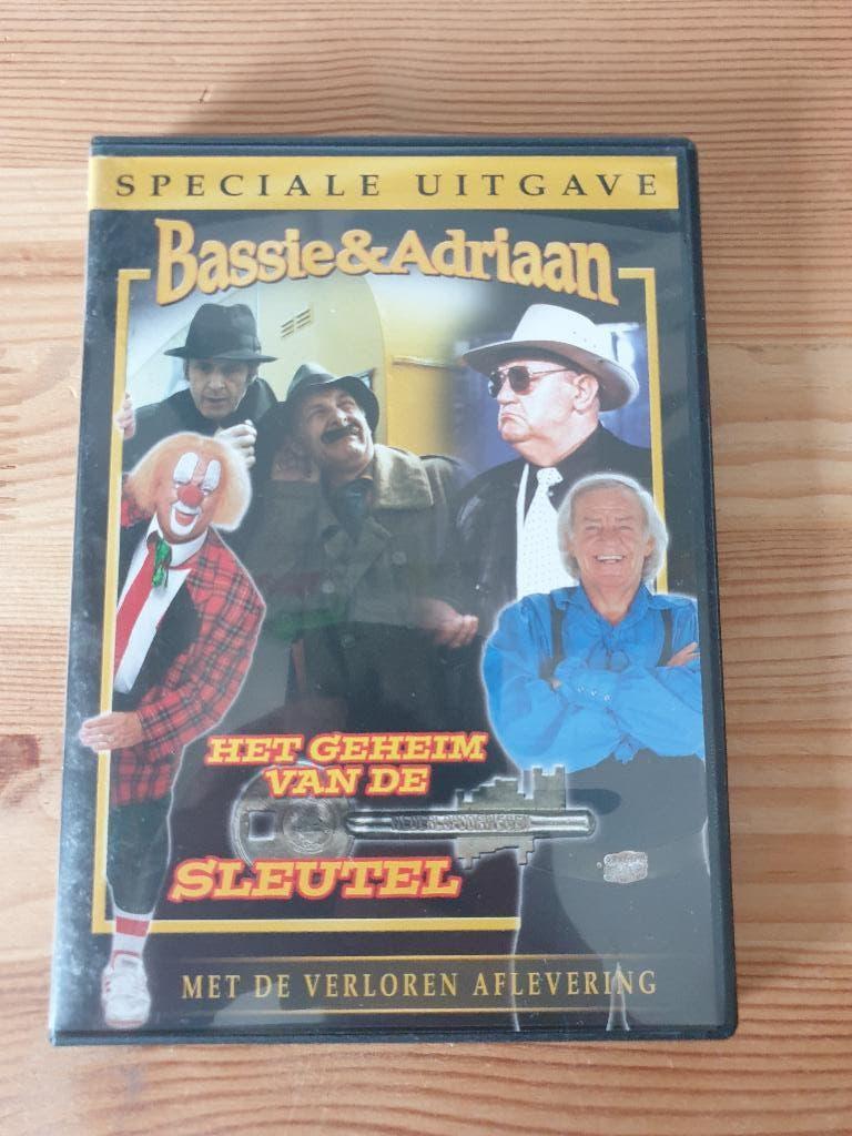 DVD - Bassie en Adriaan - Het Geheim van de Sleutel, Alle leeftijden, Ophalen of Verzenden, Gebruikt