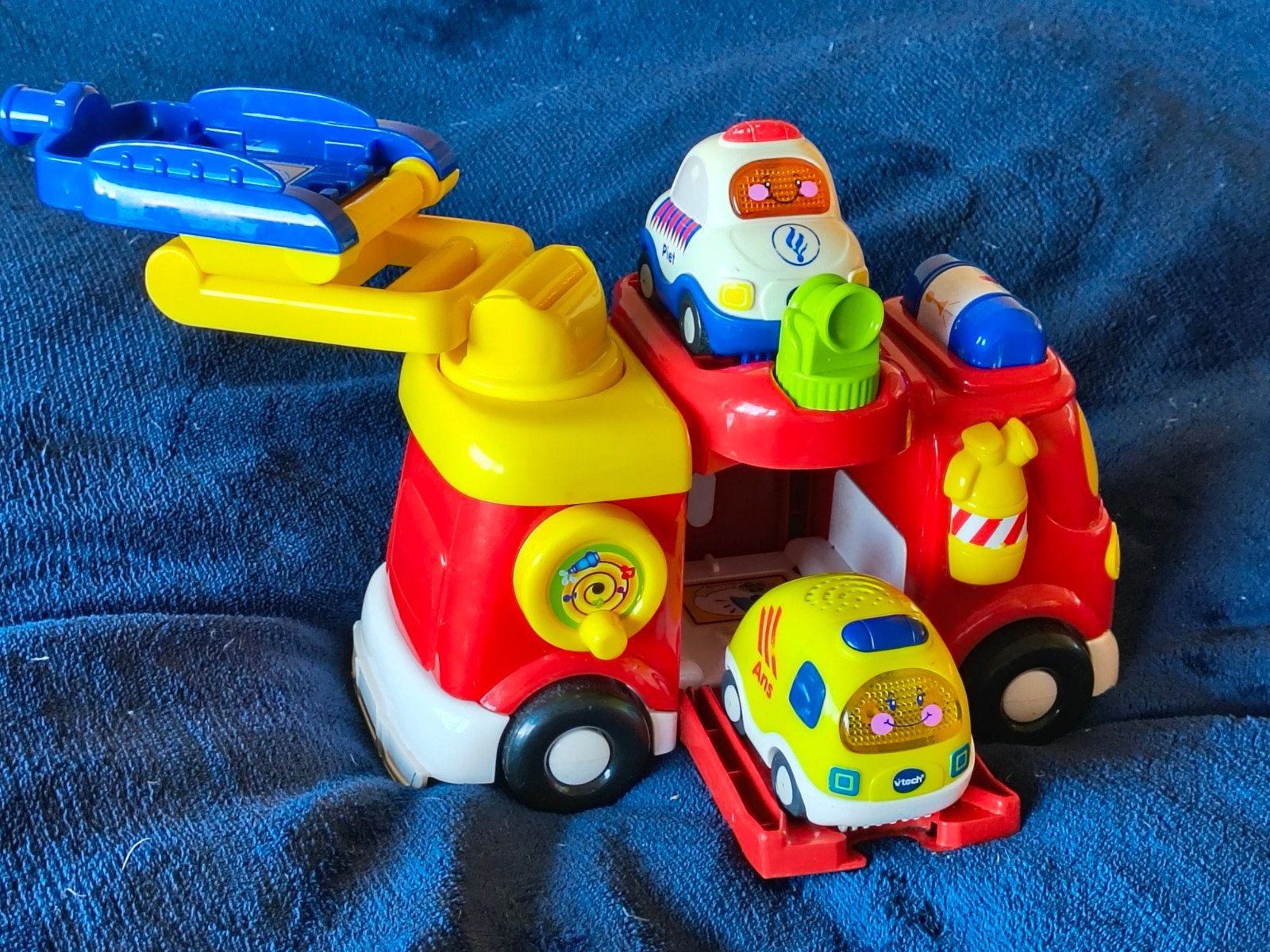 VTech Toet Toet Auto's Brandweerkazerne met voertuigen, Ophalen, Gebruikt