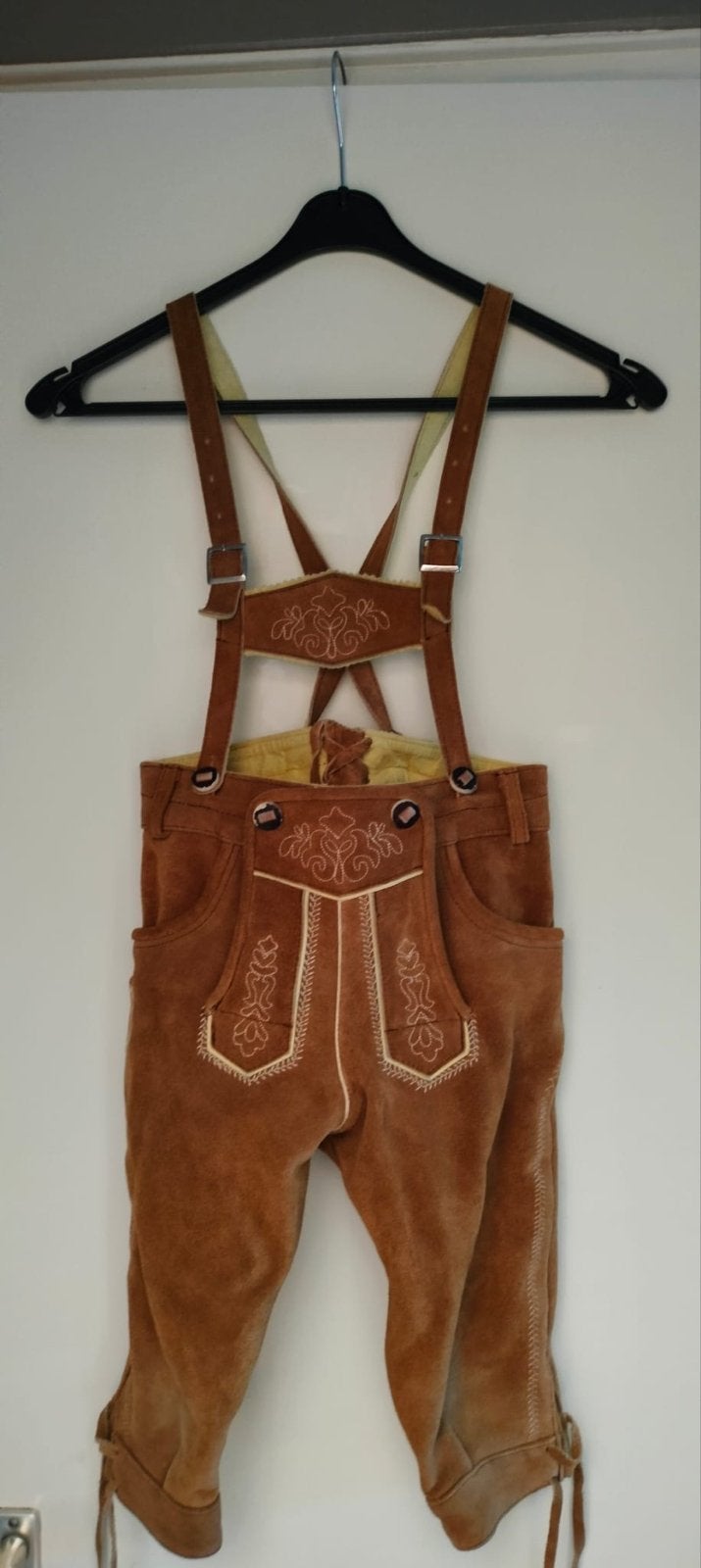Lederhosen kind - echt leer - maat 122, Kleding | Heren, Ophalen of Verzenden, Zo goed als nieuw, Overige maten, Bruin