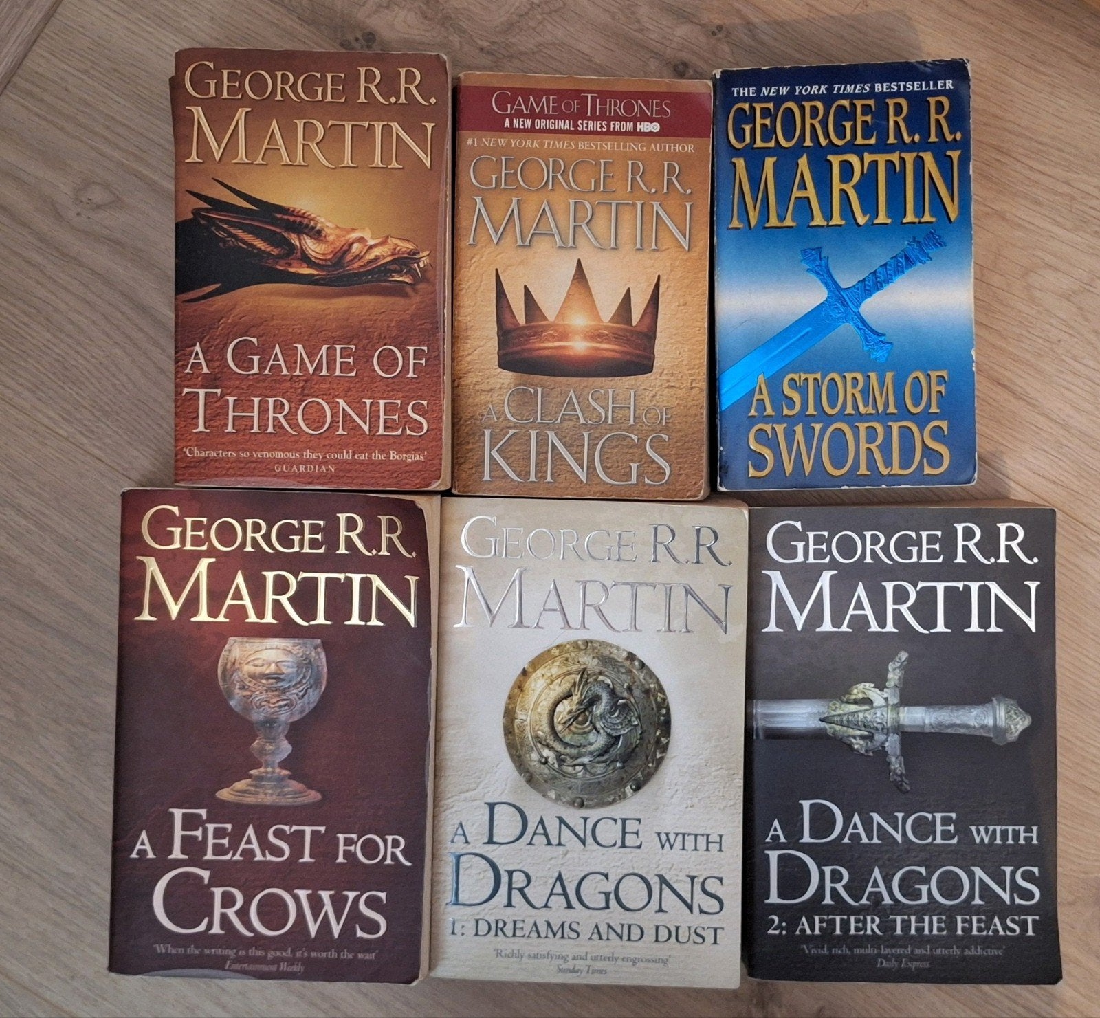 Game of Thrones Engels Boekenreeks - George R.R. Martin, Boeken, Ophalen of Verzenden, Gelezen, George R.R. Martin, Wereld overig