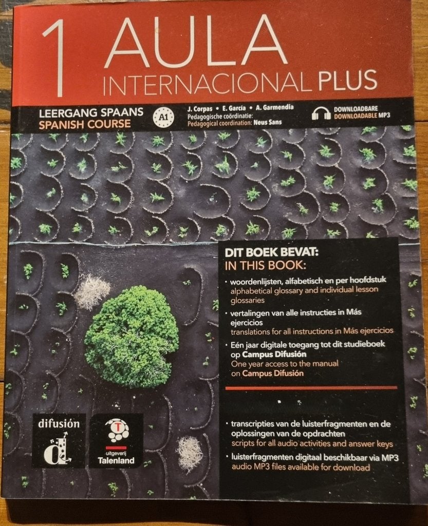 AULA INTERNATIONAL PLUS 1 - Leergang Spaans (Z.G.A.N.), Non-fictie, Ophalen of Verzenden, Zo goed als nieuw, J. Corpas, E. Garcia, A. Garmendia