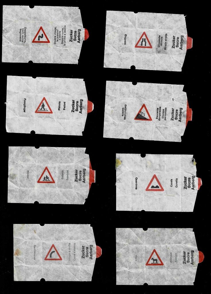 suikerwikkel 1153 Verkeersborden ze zijn ook los te koop, Ophalen of Verzenden, Buitenland