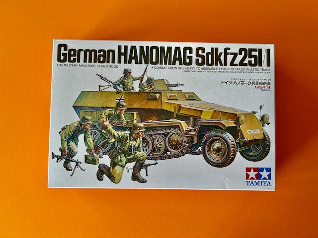Tamiya German Hanomag Sd.Kfz.251/1 Modelbouwkit, Verzenden, 1:32 tot 1:50, Overige typen, Nieuw