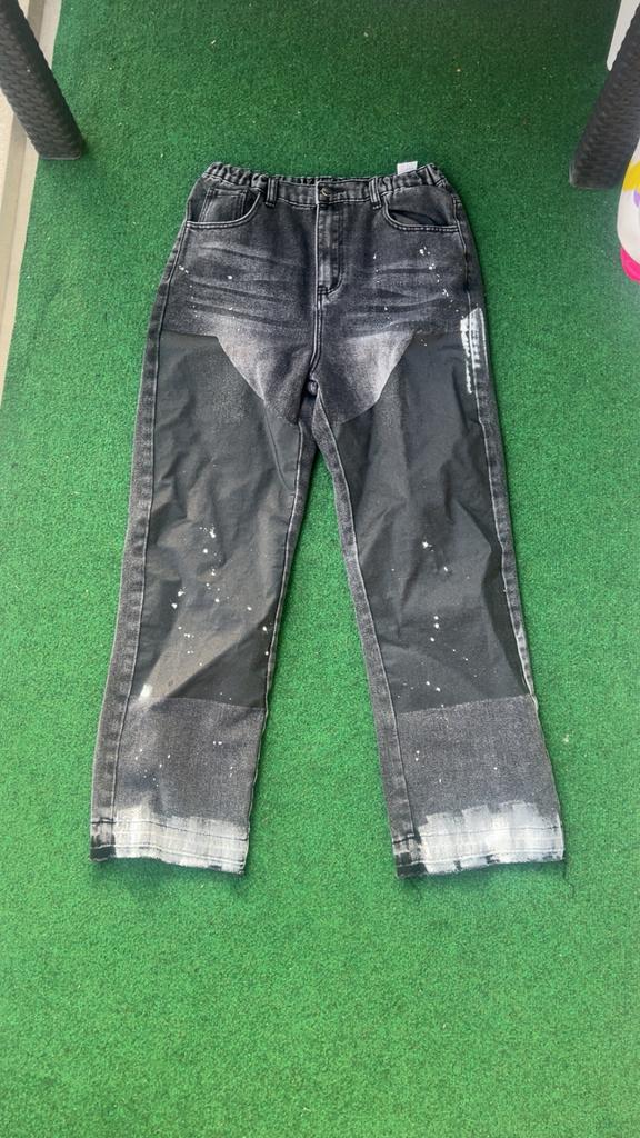 zwarte baggy jeans, Verzenden, Zo goed als nieuw, Zwart