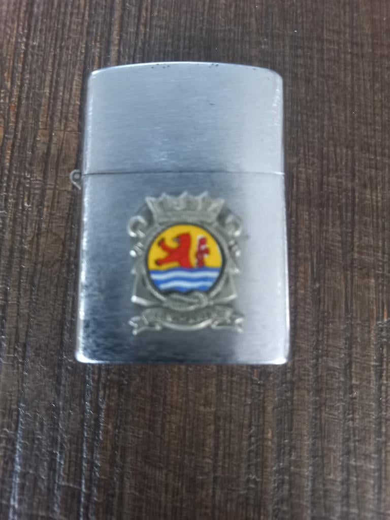 Vintage Aansteker met Wapen van koninklijke Marine., Verzamelen, Ophalen of Verzenden, Marine
