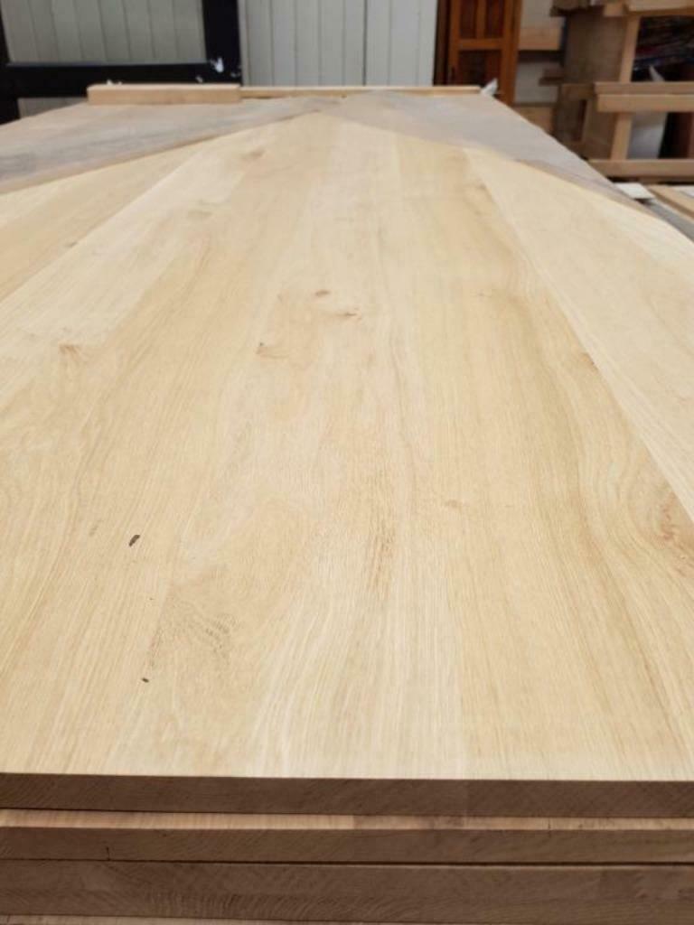 Massief Eiken Timmerpaneel Doorlopende brede Lamel 180x80x4c, Ophalen, Nieuw, Hout, 20 tot 50 mm