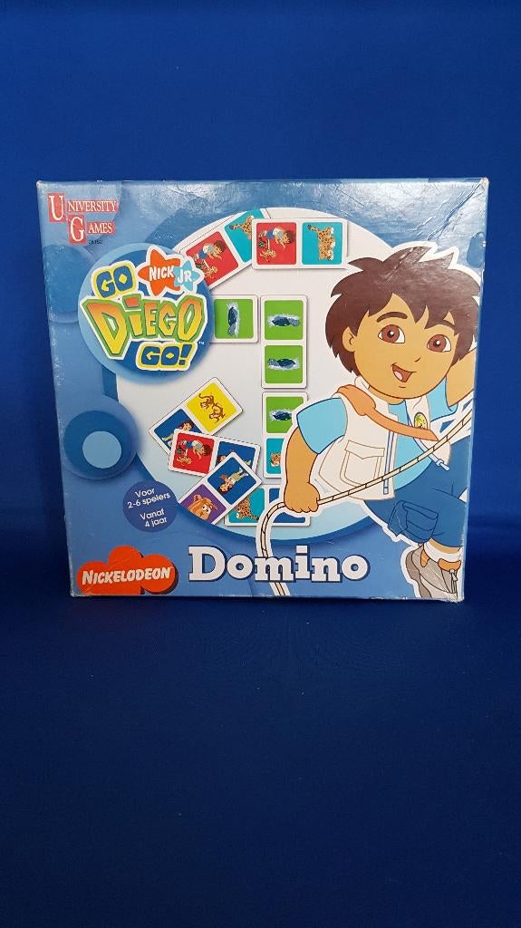 Go Diego Go Domino, University Games, compleet. 3A42, Tweedehands verkoop, Tweedehands verkoop, Gebruikt, Ophalen of Verzenden
