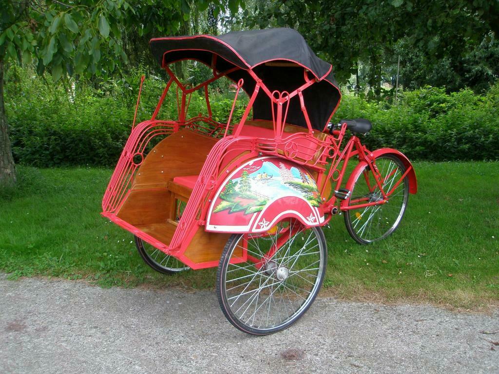 Diverse riksja's, fietstaxi's, becaks ook maatwerk!, Ophalen