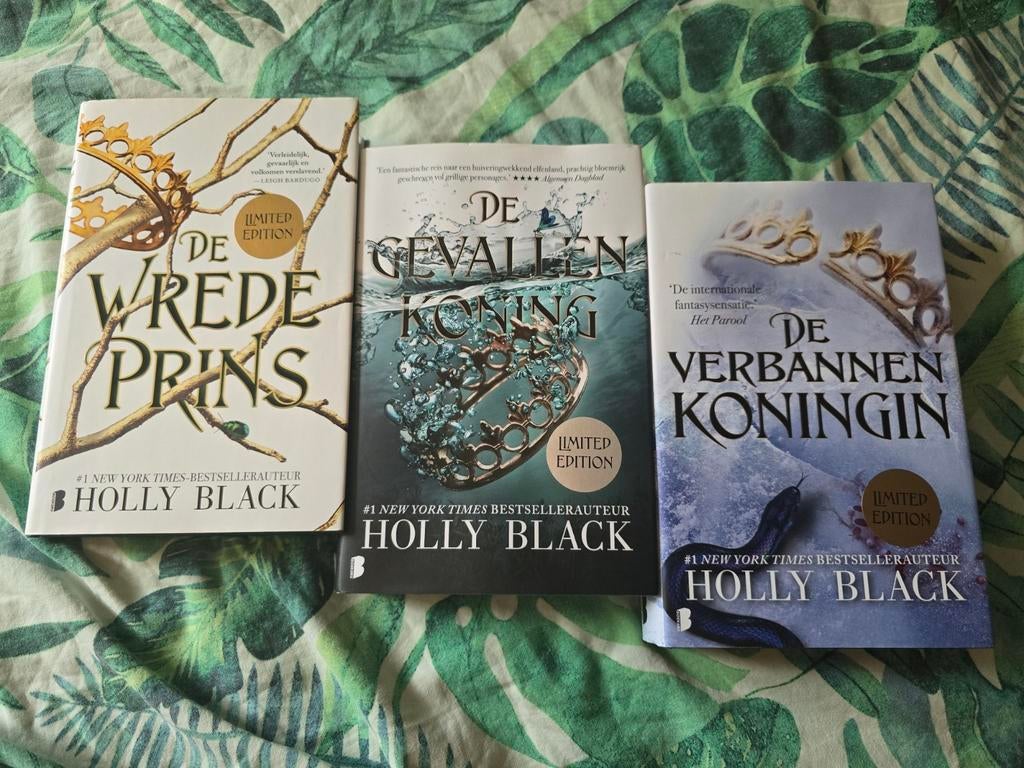 Holly Black: Wrede Prins + Gevallen Koning + Verbannen Konin, Boeken, Ophalen of Verzenden, Zo goed als nieuw
