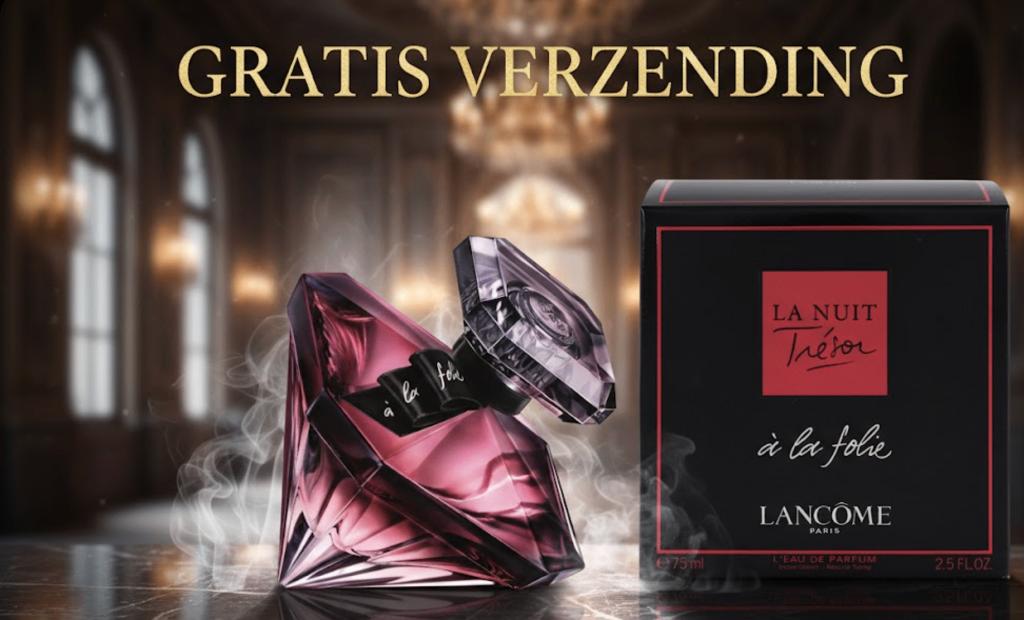Lancôme Trésor La Nuit À La Folie Eau de Parfum 75 ml, Nieuw, Ophalen of Verzenden, Contact@lancome.com, Lancôme 14 Rue Royale 75008 Paris Frankrijk